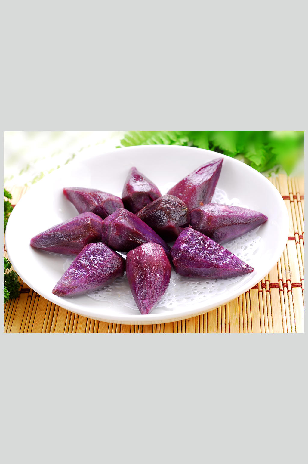 小吃农家烤紫薯素材