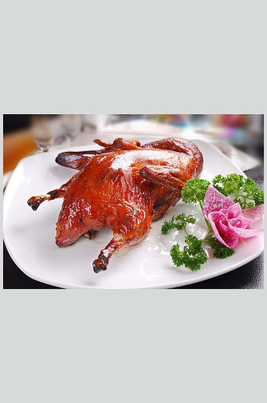 蒜香仔鸭餐饮图片美食