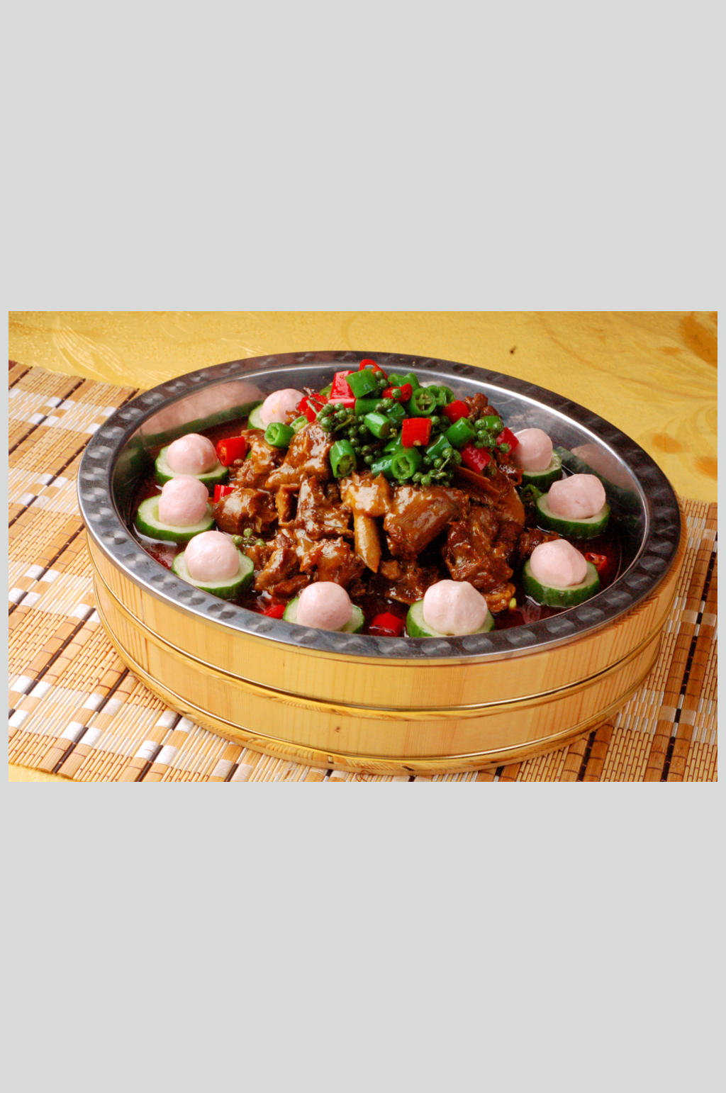 鲜椒天鹅肉素材