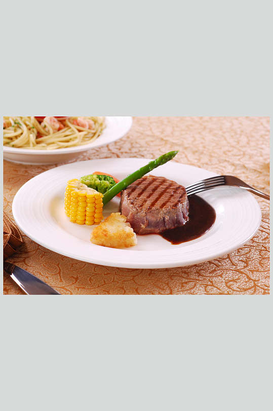西餐餐饮美食高清图片腓力牛排