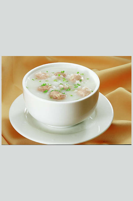 南海双丸粥美食高清图片