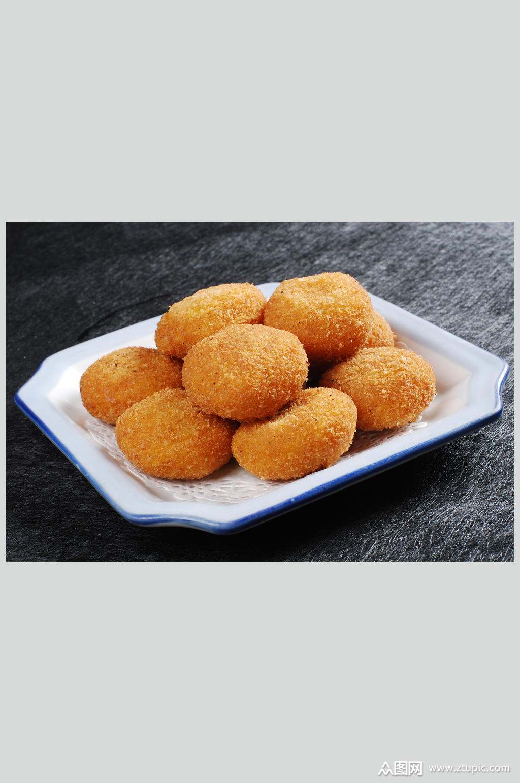 南瓜饼美食高清图片