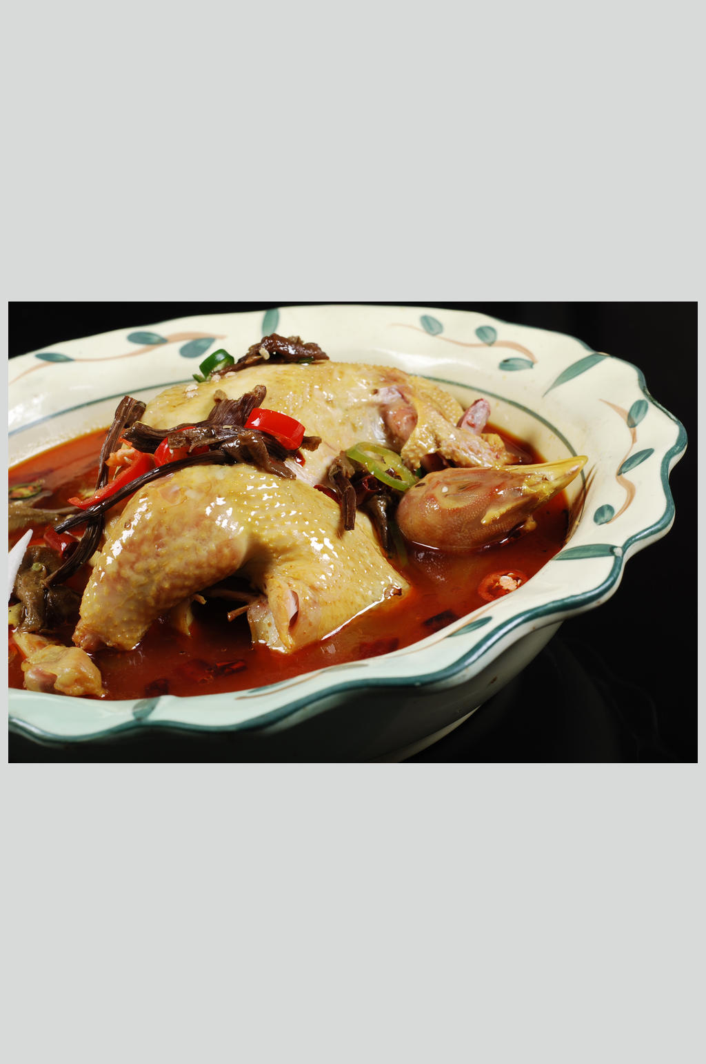 小可以口香鸡素材