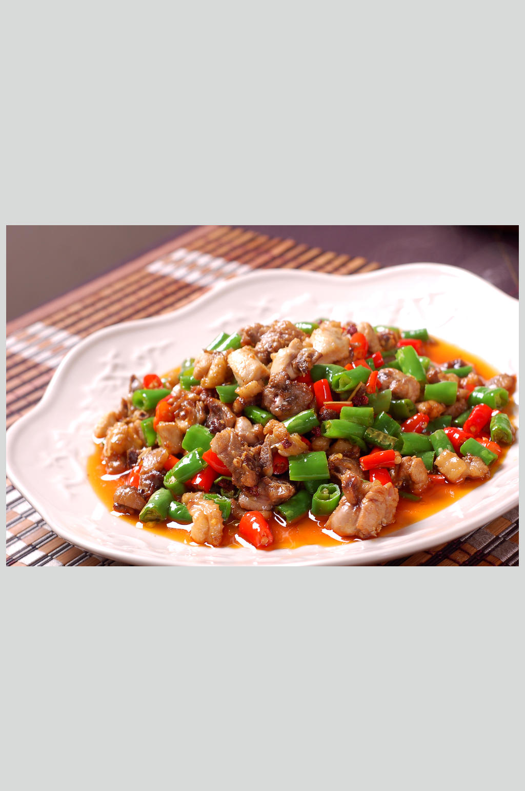 尖椒鸡美食图片素材