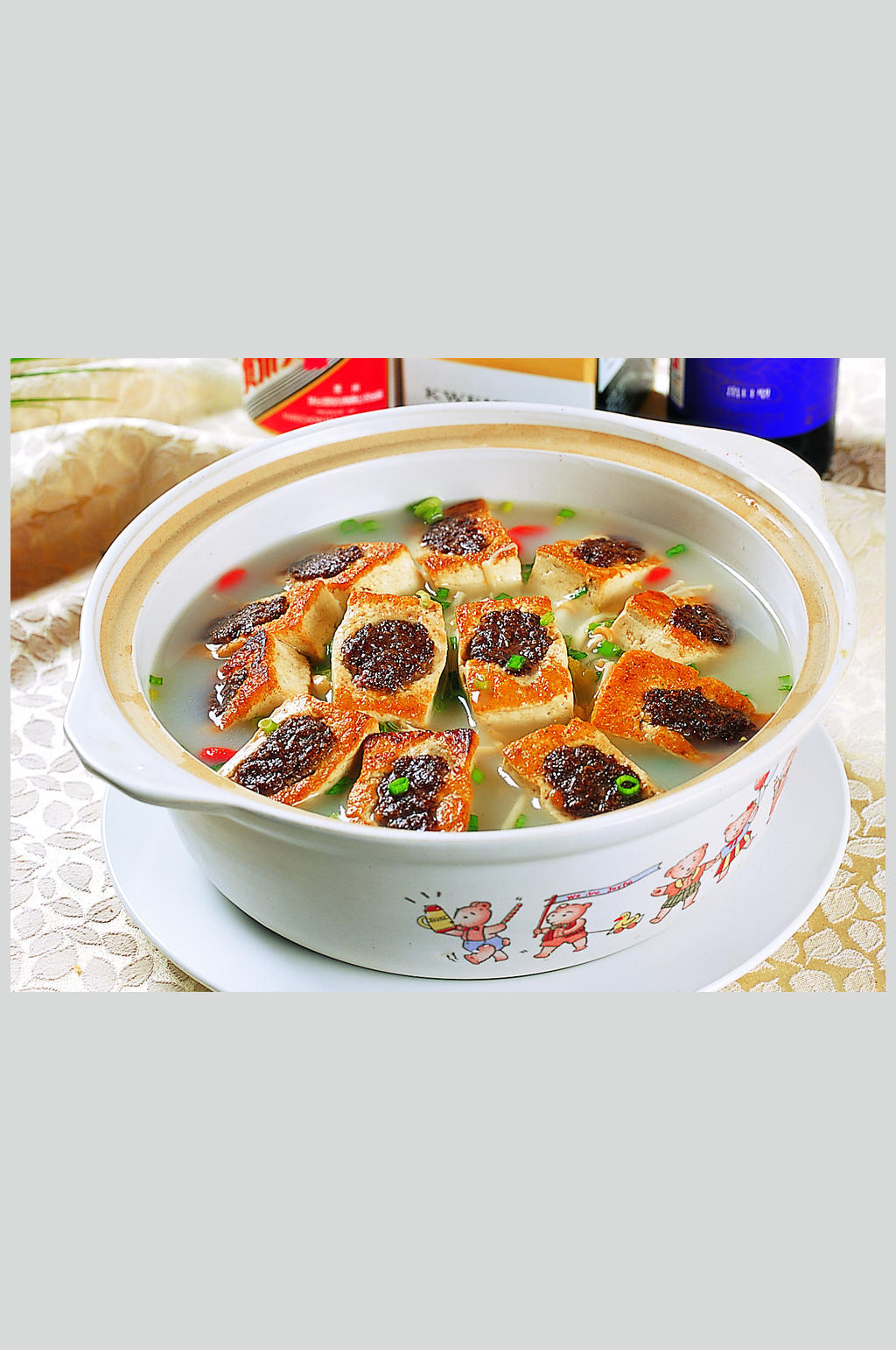 客家风味豆腐煲美食高清图片素材