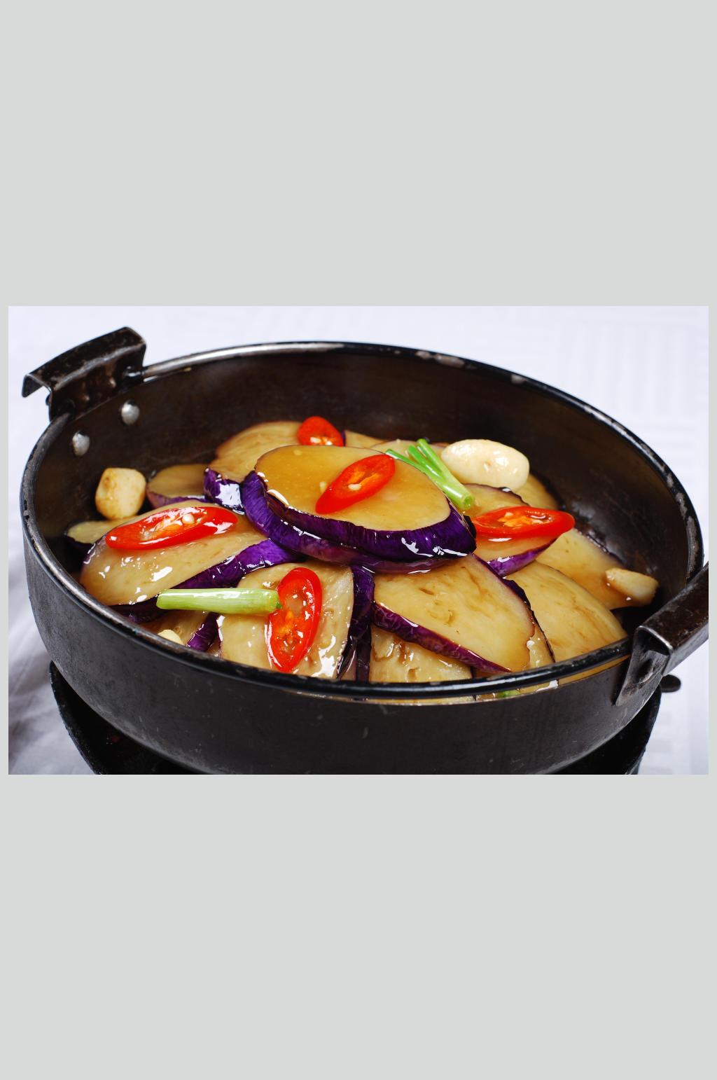 吊烧茄子素材