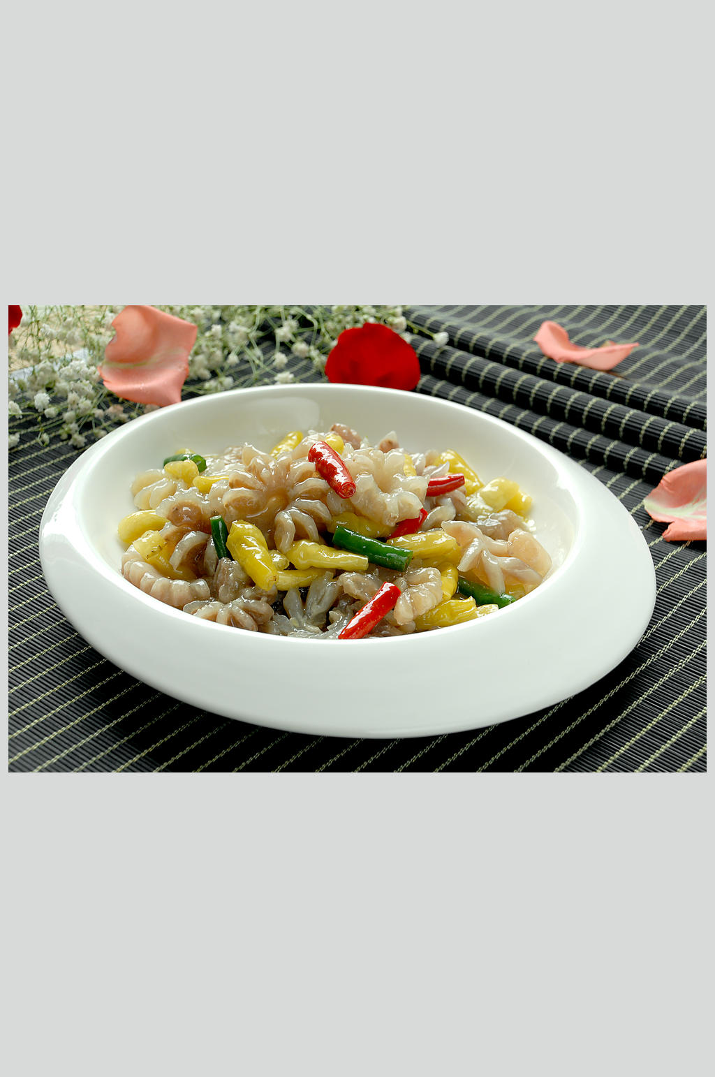 山椒烹鞭花素材