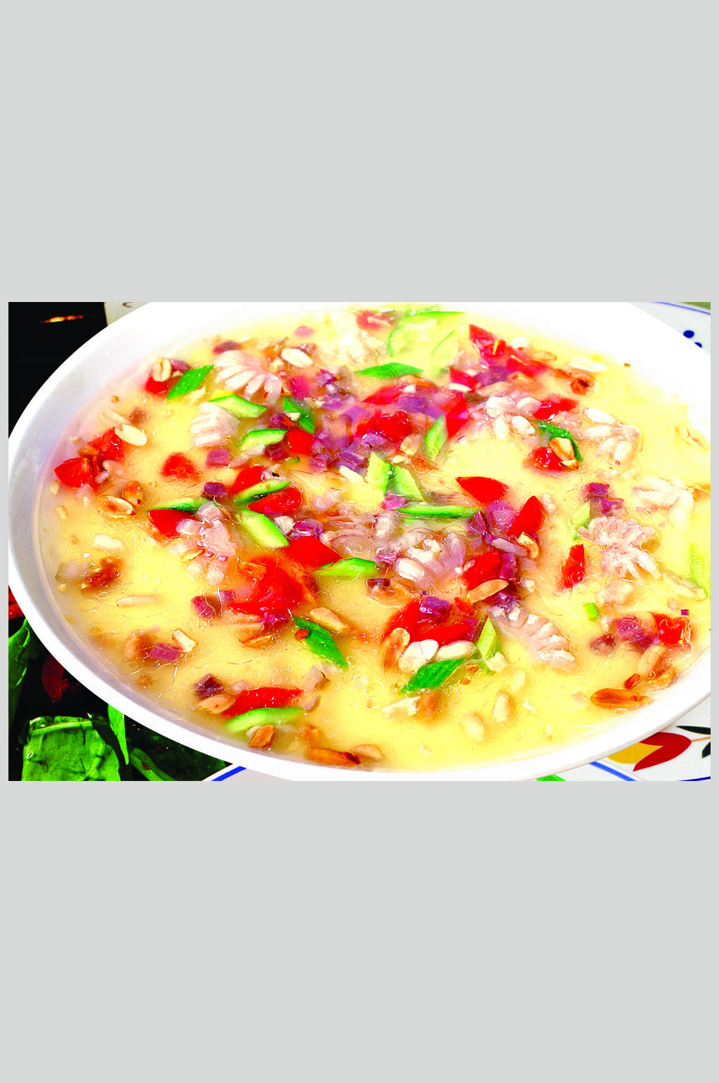 滑蛋鞭花美食高清图片素材