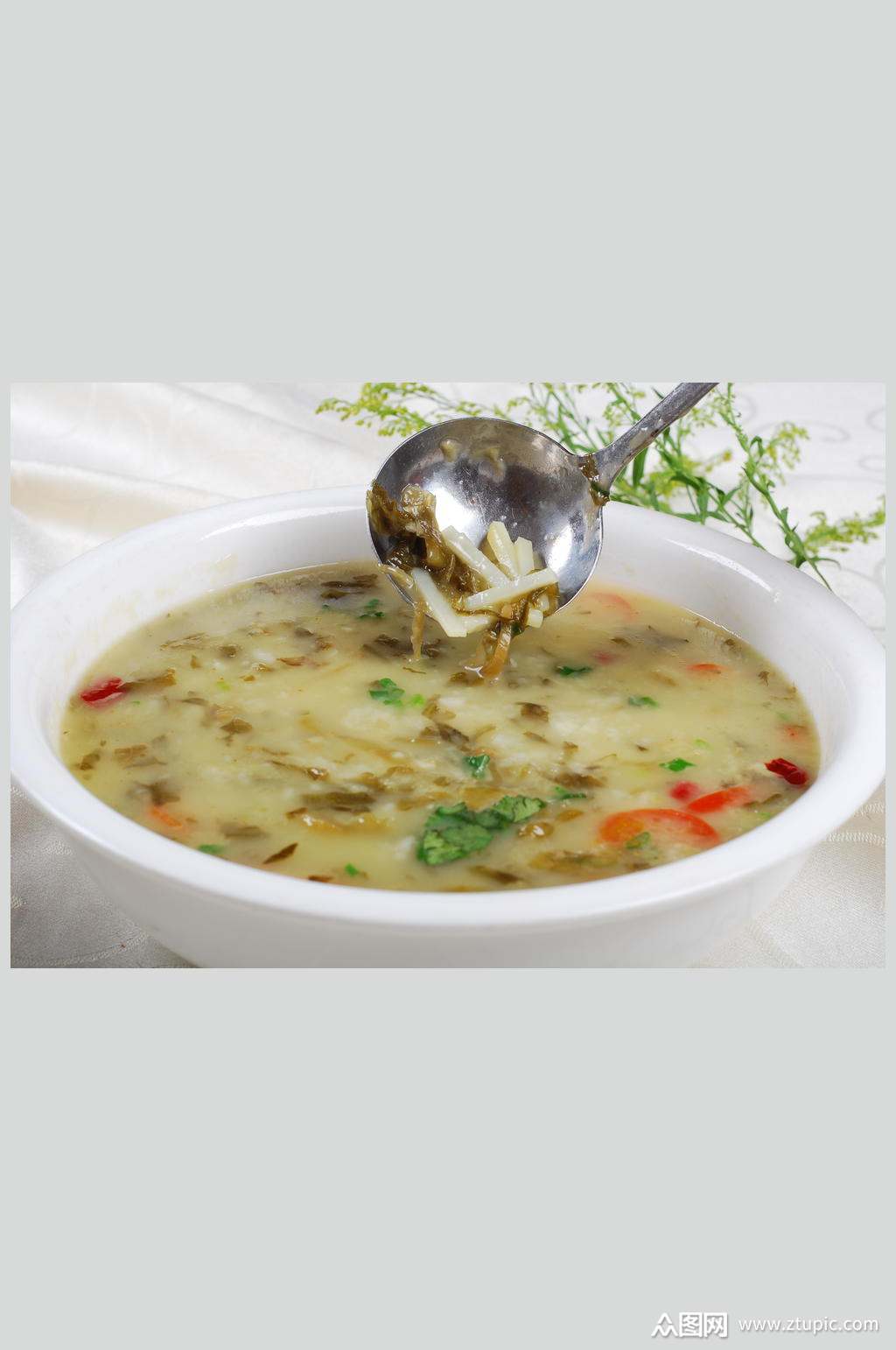 浆水拌汤美食高清图片