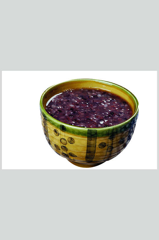 紫米粥美食图片