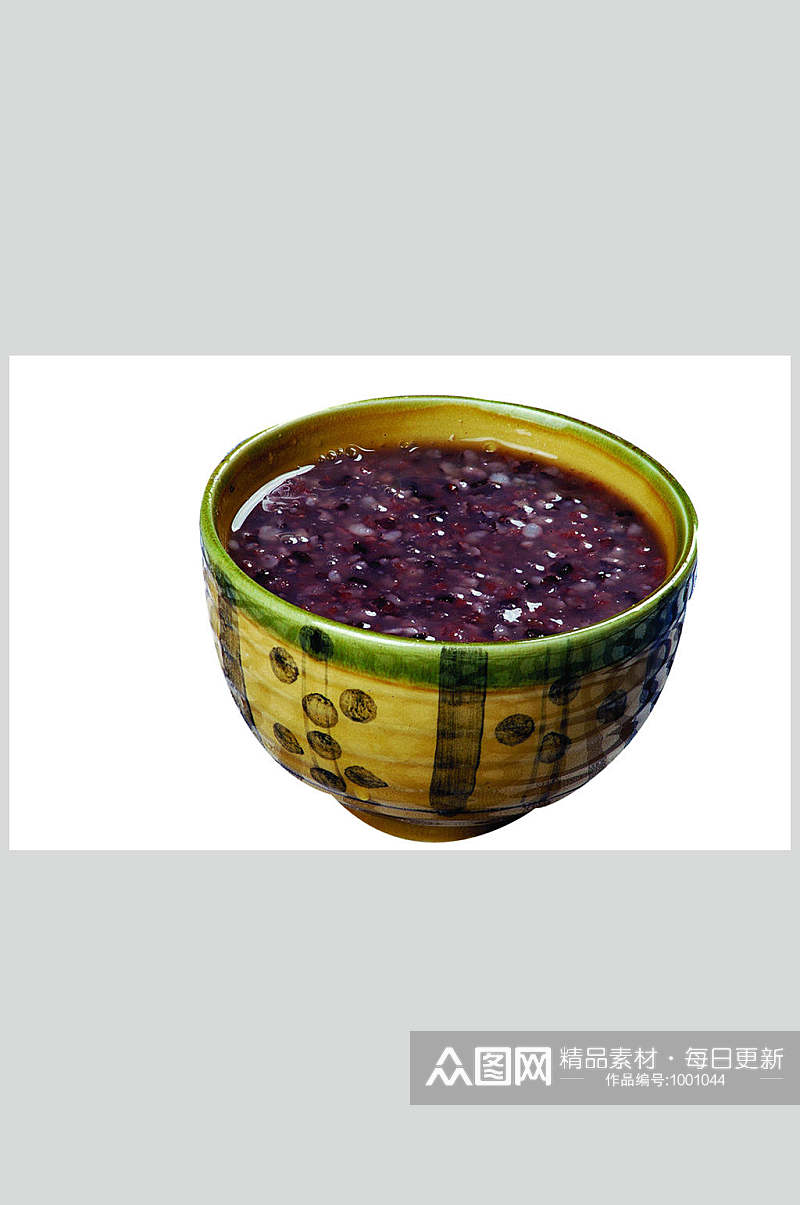紫米粥美食图片素材