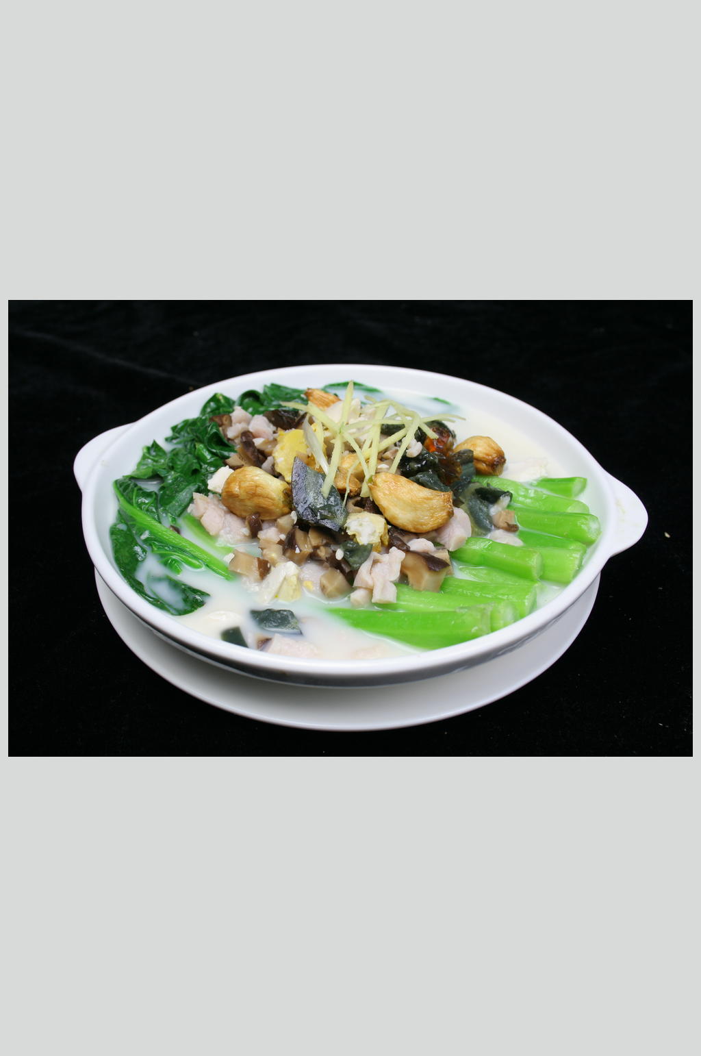 金银蛋上汤菜苗素材