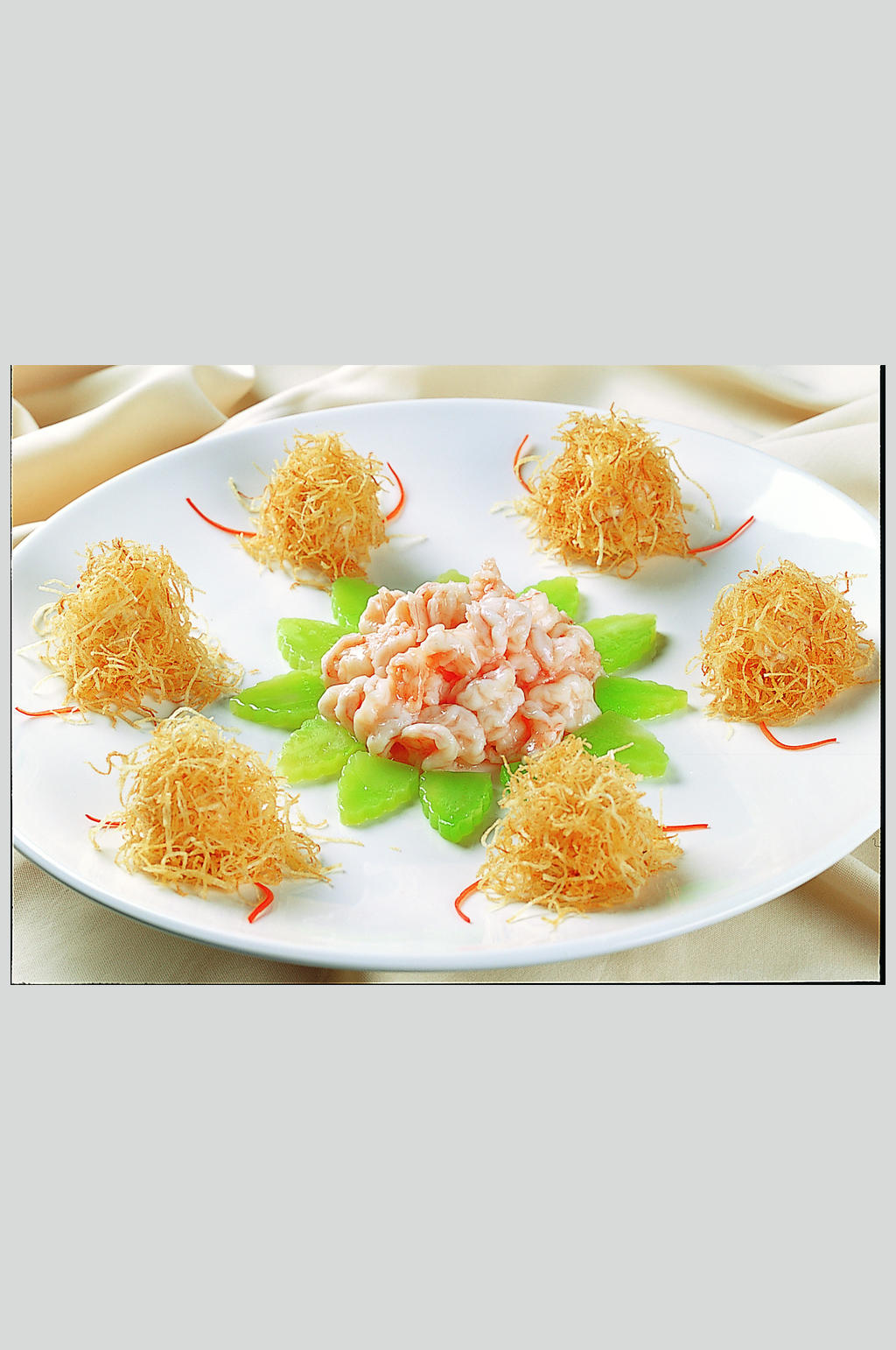 金丝绣球虾美食高清图片素材