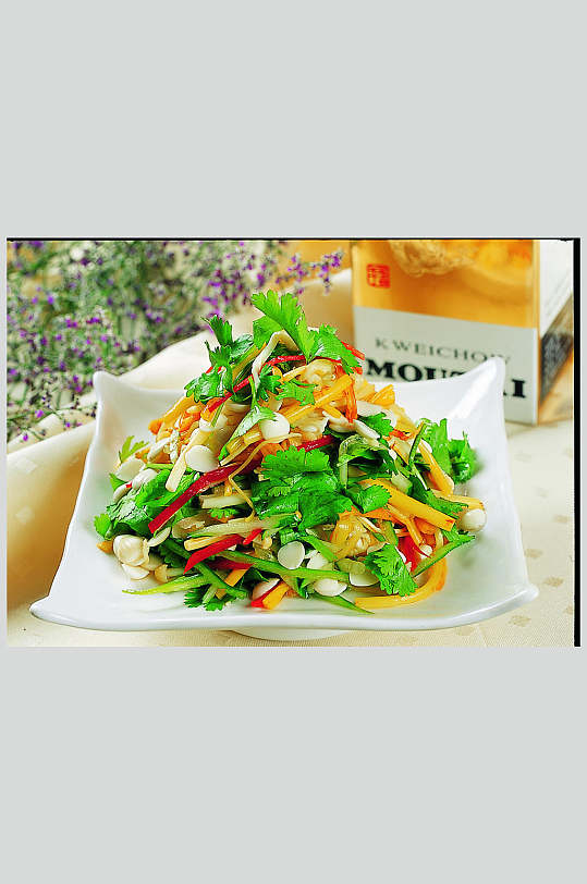 虾干拌菠菜立即下载长寿菜拌杏仁