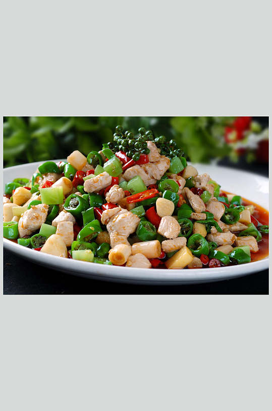 精美菜品摄影图片农家土鳝鱼特色菜品-宫爆腰块特色菜特色风味牛肉