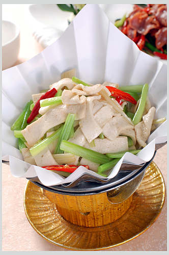 纸锅千页豆腐高清餐饮美食图片
