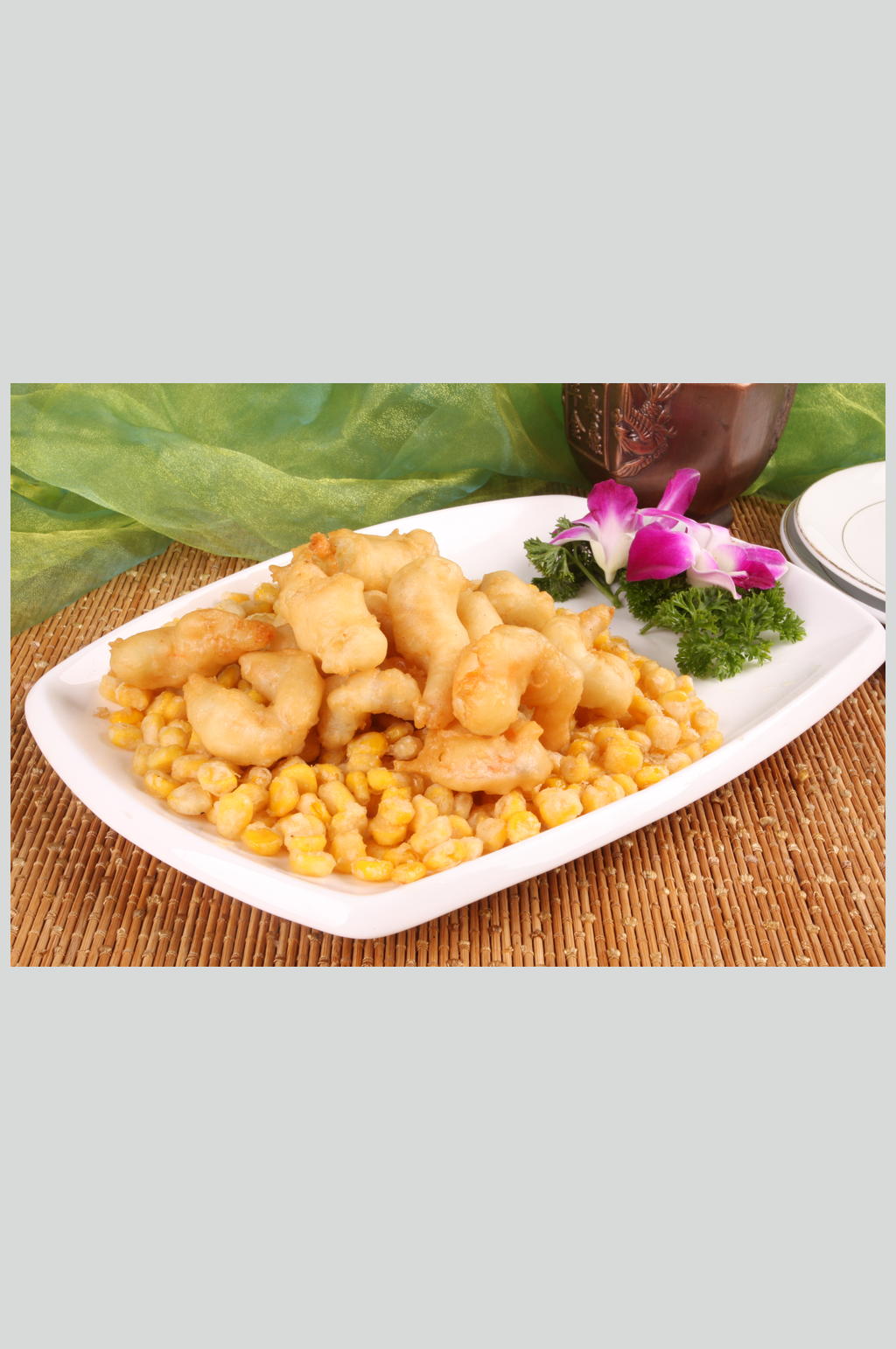 玉米虾仁高清餐饮美食图片素材