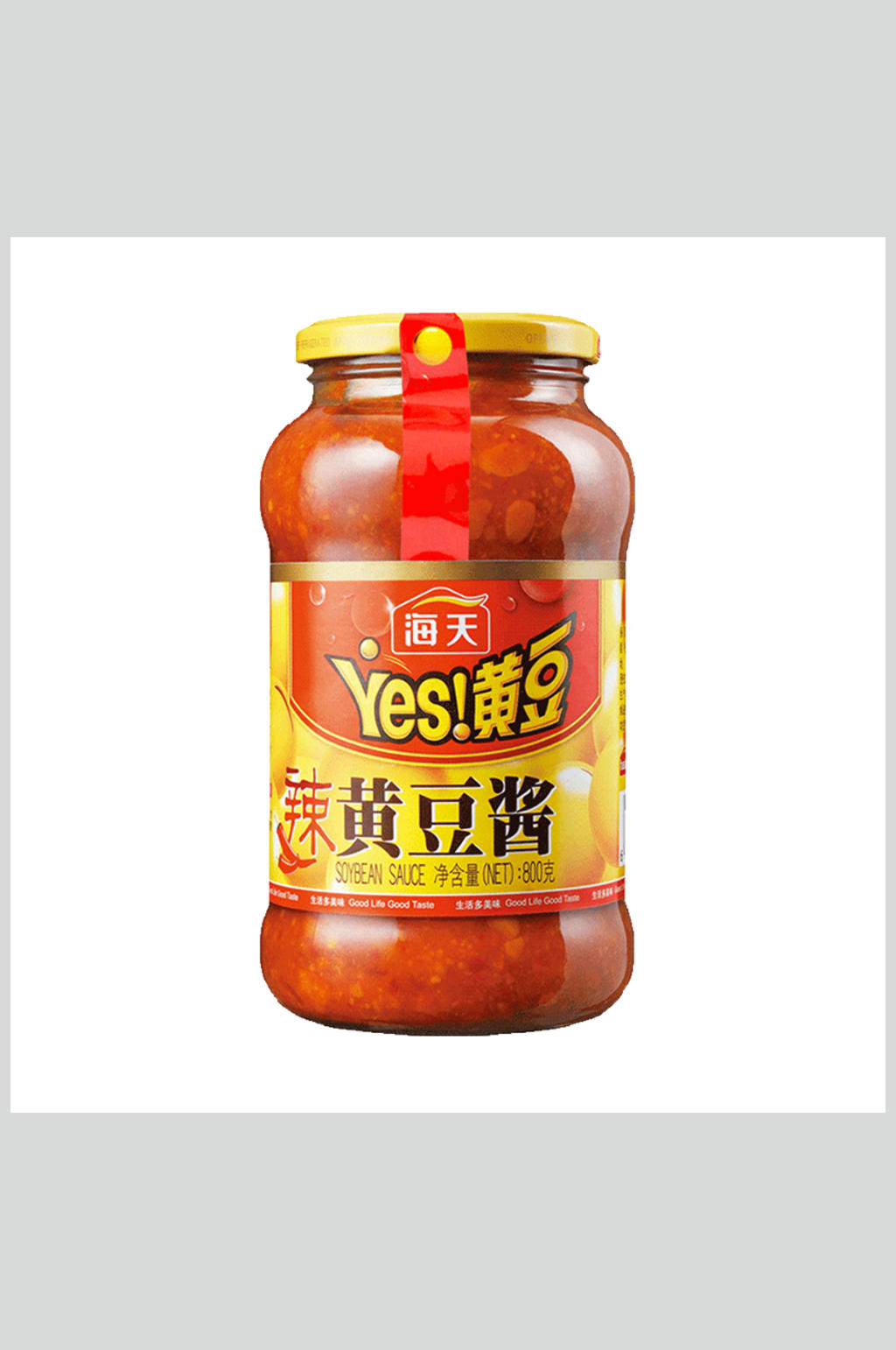 海天辣黄豆酱素材