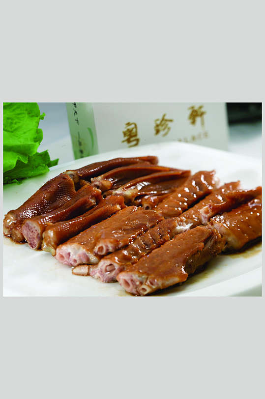 卤水掌翼美食高清图片