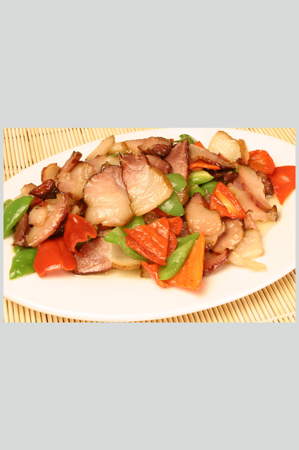 尖椒腊肉素材