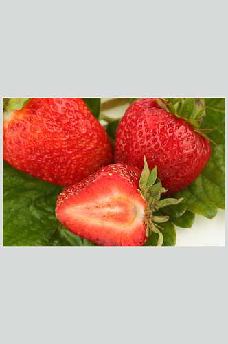 草莓水果美食图片