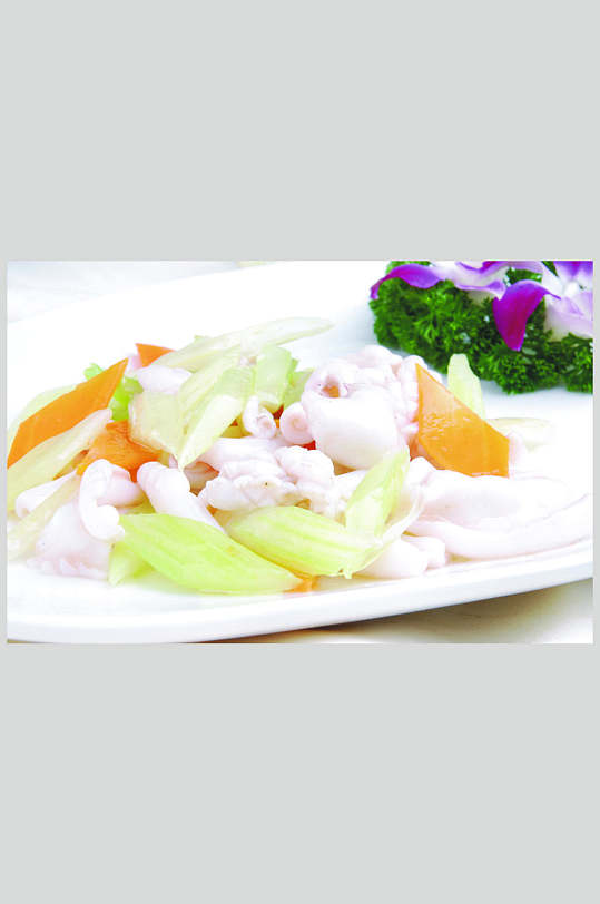 田园炒花枝片