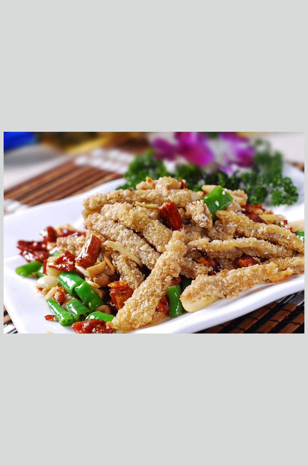 香酥牛排素材