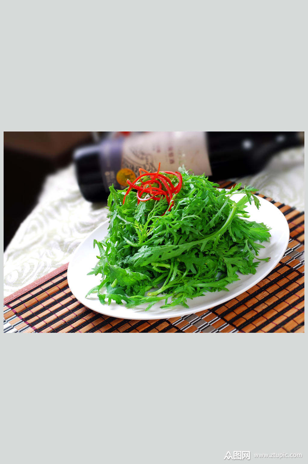 茼蒿最简单的凉拌怎么做的简单介绍