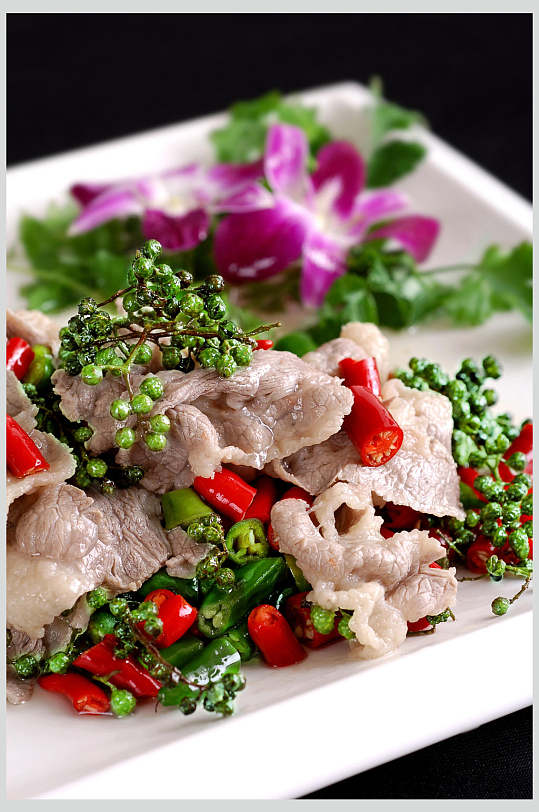 椒麻肥牛图片-椒麻肥牛素材下载-众图网