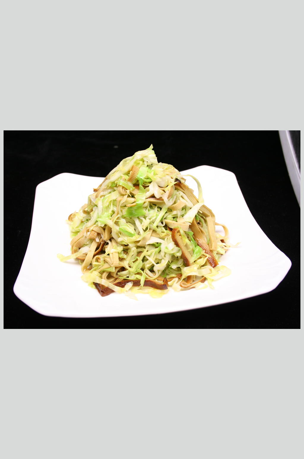 五香干豆腐炒大头菜素材