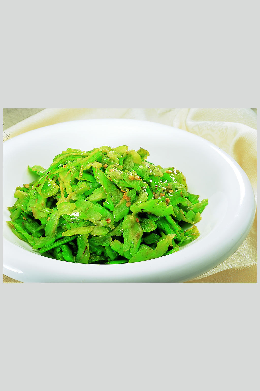 擂椒炒苦瓜美食高清图片素材