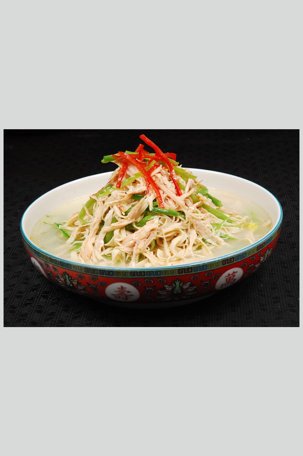 鸡丝煮千张美食高清图片素材