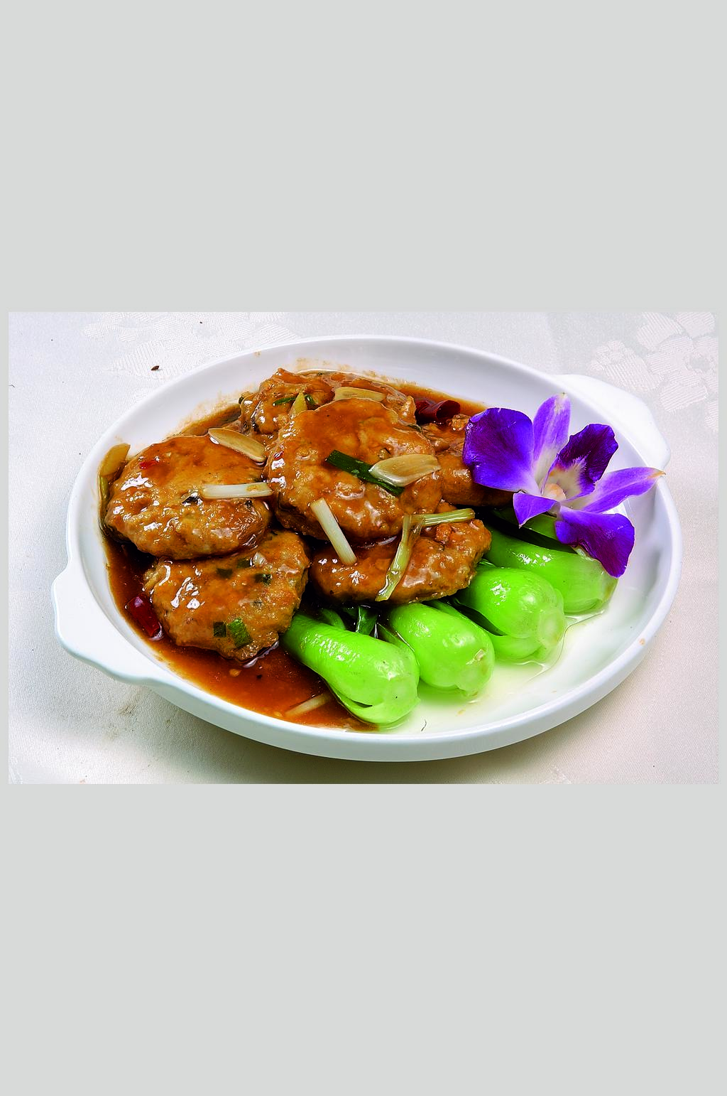 煎鱼籽饼素材