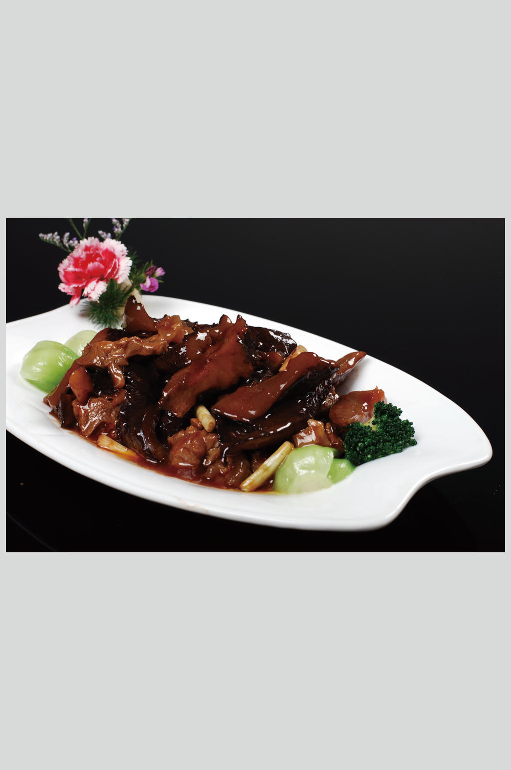 餐饮美食高清图片羊肉烧海参素材