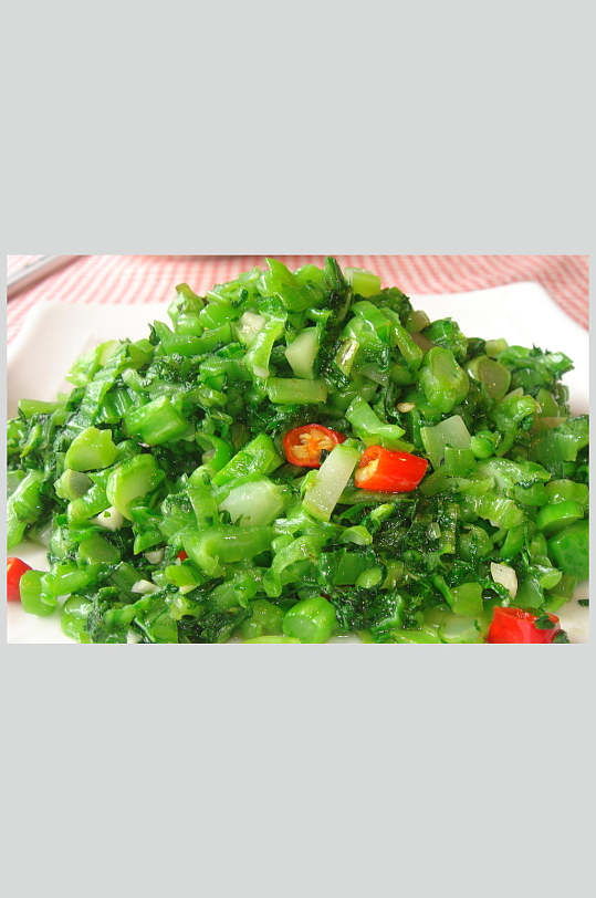 清炒雪里红餐饮高清美食图片