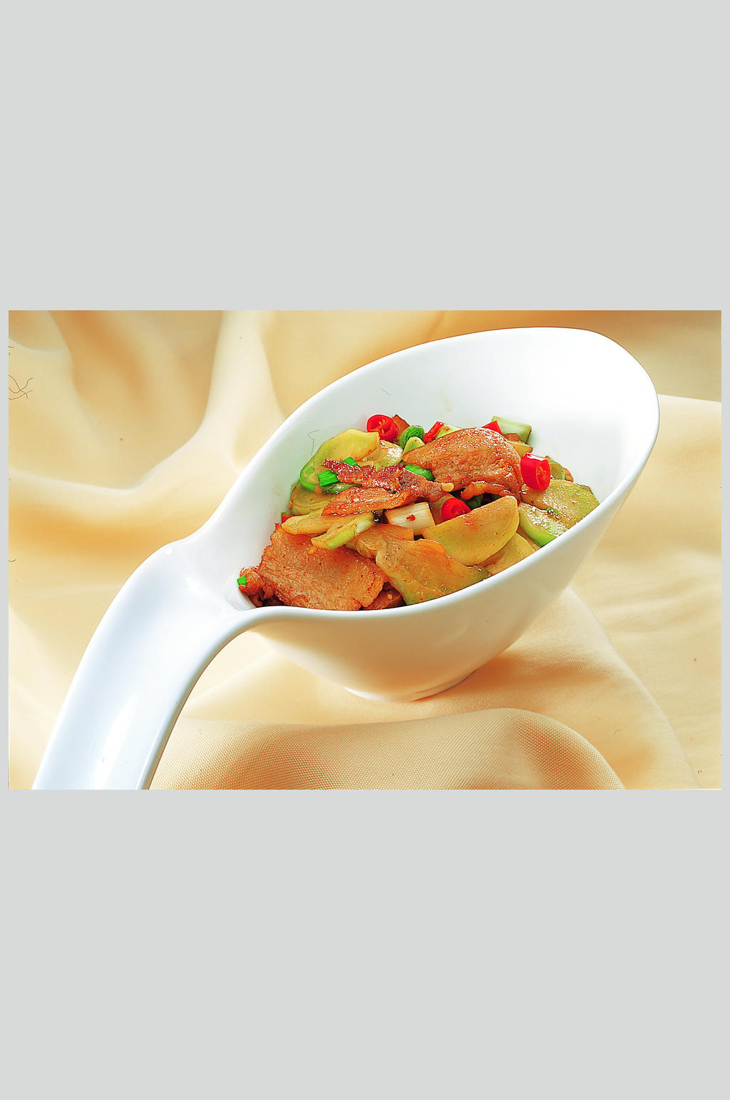 家常炒耳菜美食高清图片素材