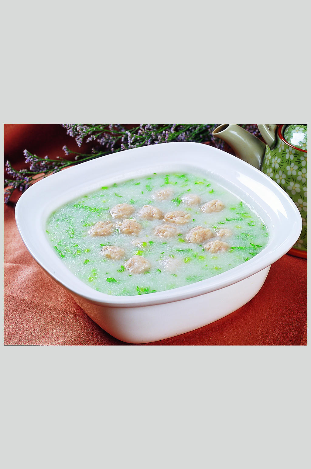 生氽丸子汤素材