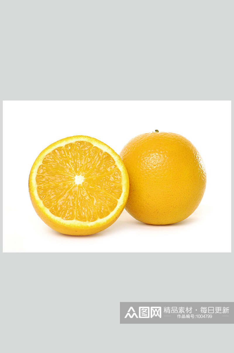橙子水果美食图片素材