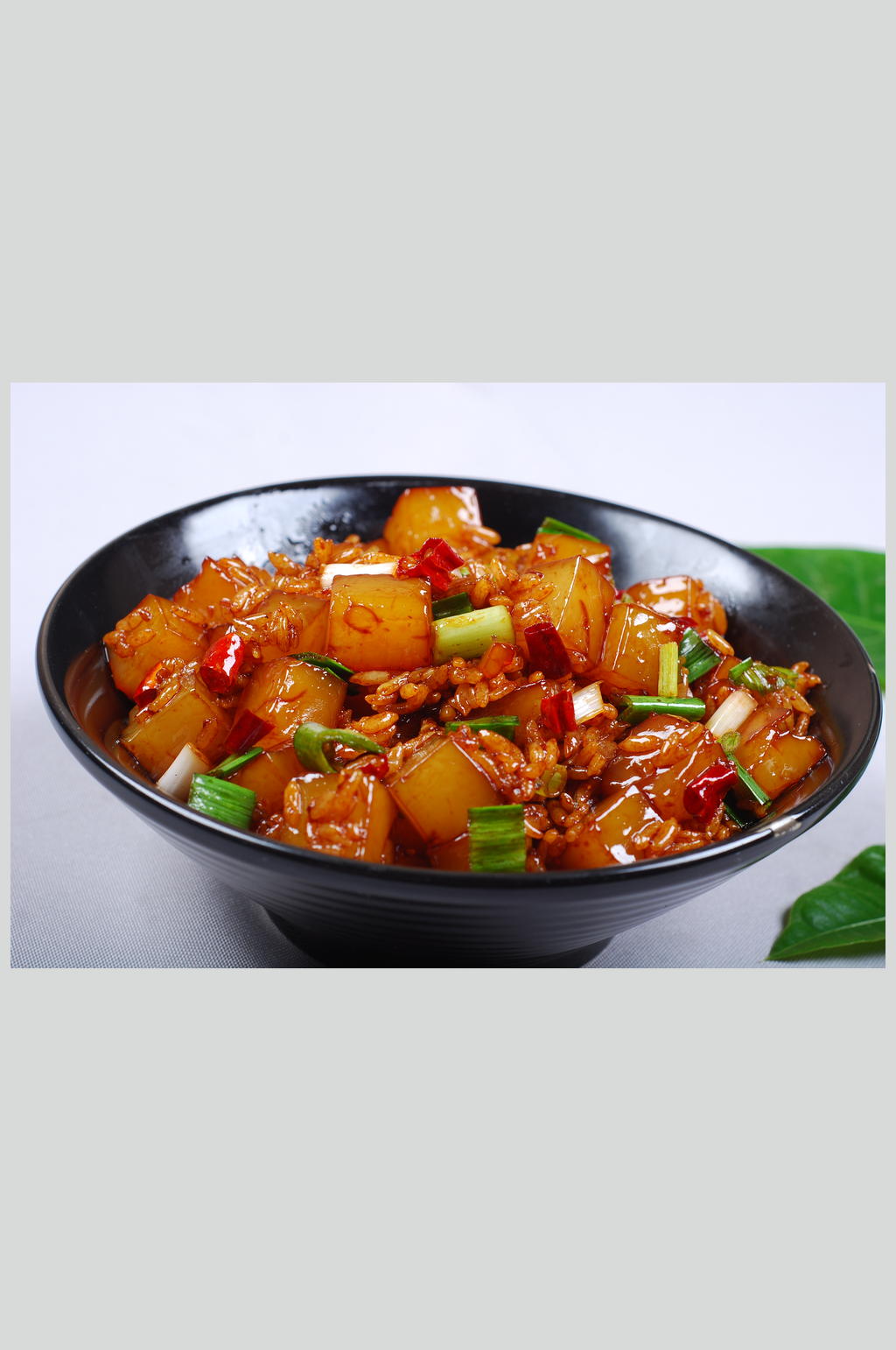 米炒凉粉美食高清图片素材