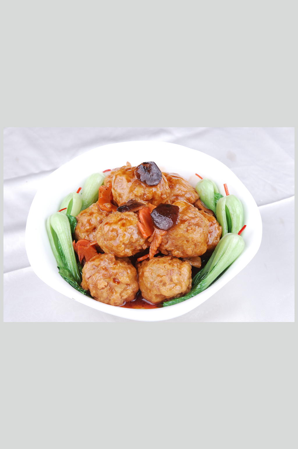 黄陂黄焖圆子美食高清图片素材