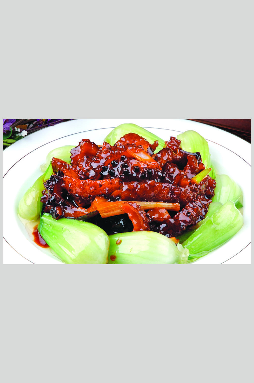 京葱烧刺身美食高清图片素材