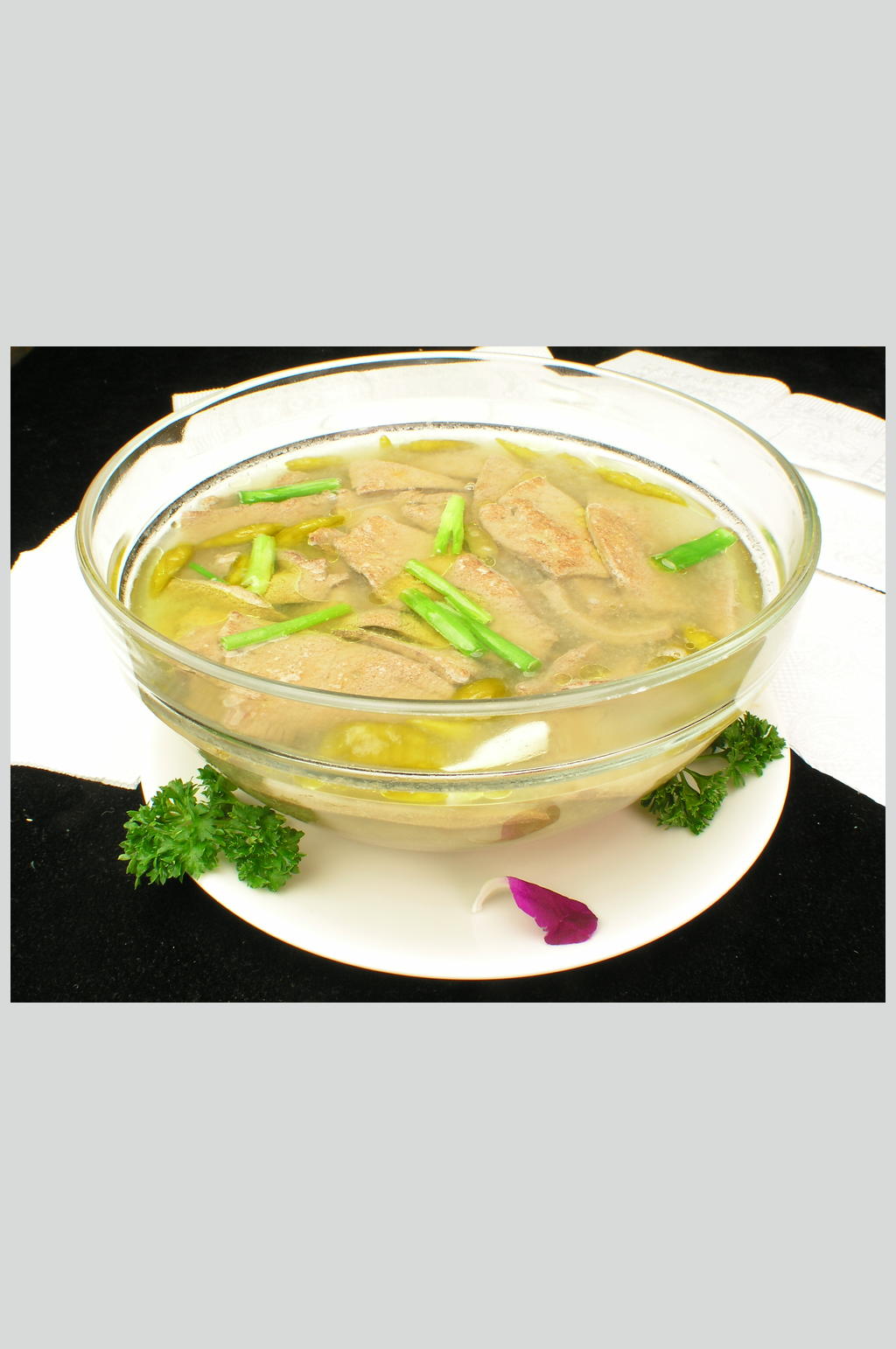 风味猪肝素材