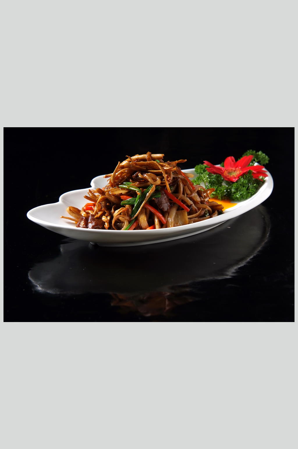 酱香茶树菇酒店餐饮美食图片素材
