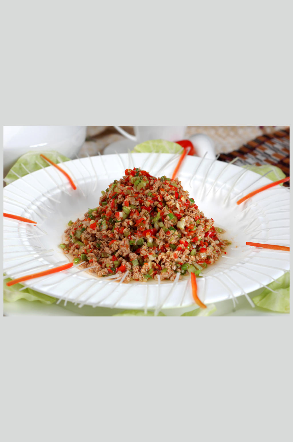 餐饮美食高清图片金湘散花牛肉素材
