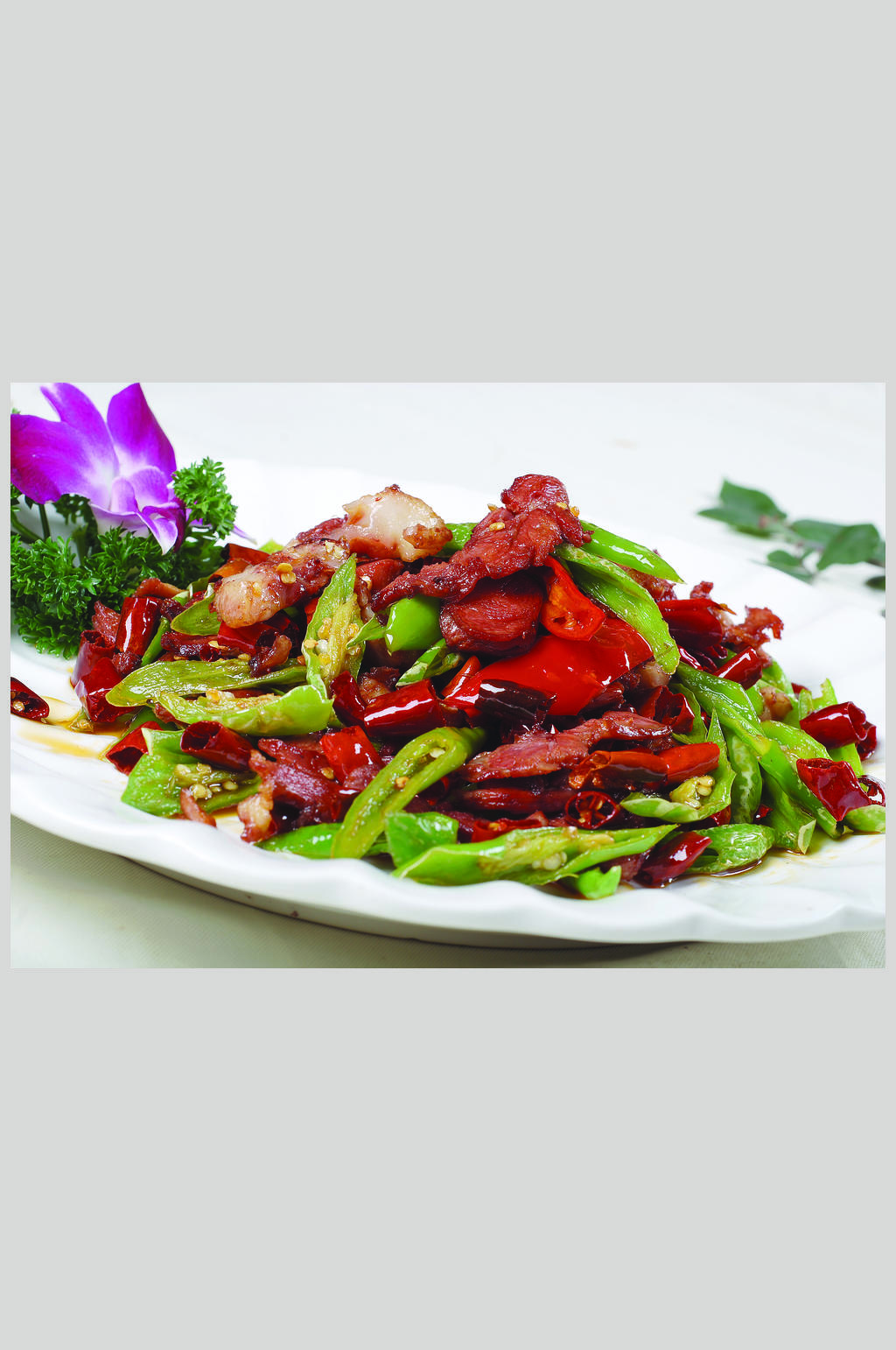 香辣拆骨肉素材
