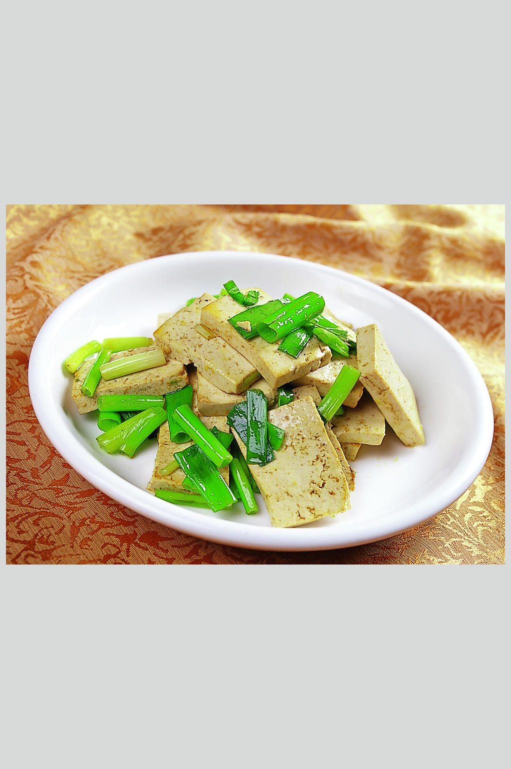 葱炒宜君豆腐素材
