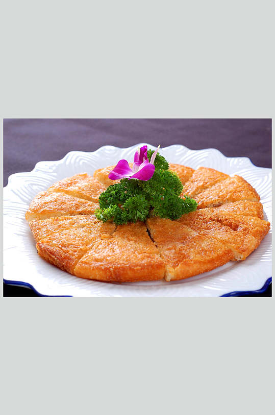 小吃黄金大饼