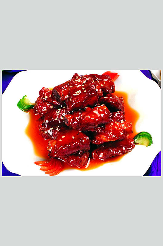 糖醋排骨餐饮高清美食图片