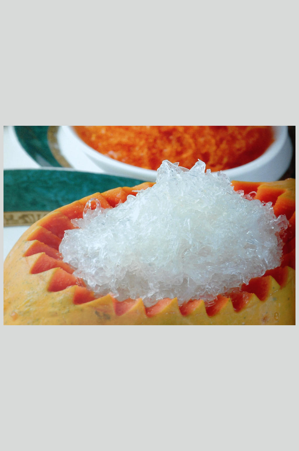 夏威夷木瓜炖官燕素材