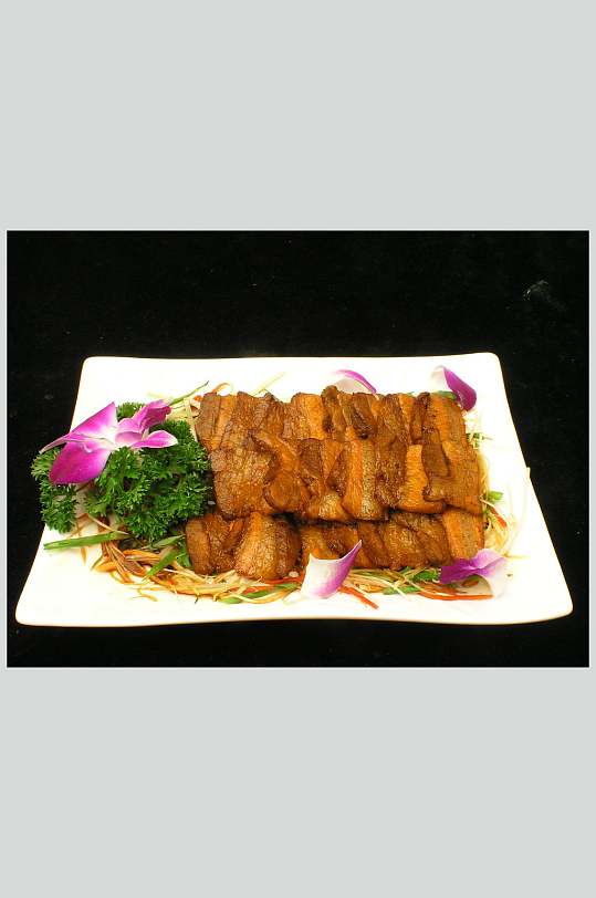 豉油皇咸肉高清餐饮美食图片